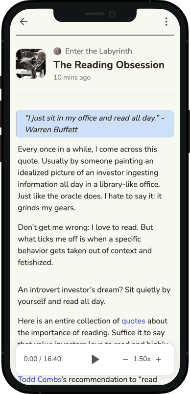 Listen to articles anywhere